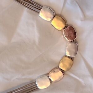 Mixed Metal Magnetic Short Necklace - So Easy!
